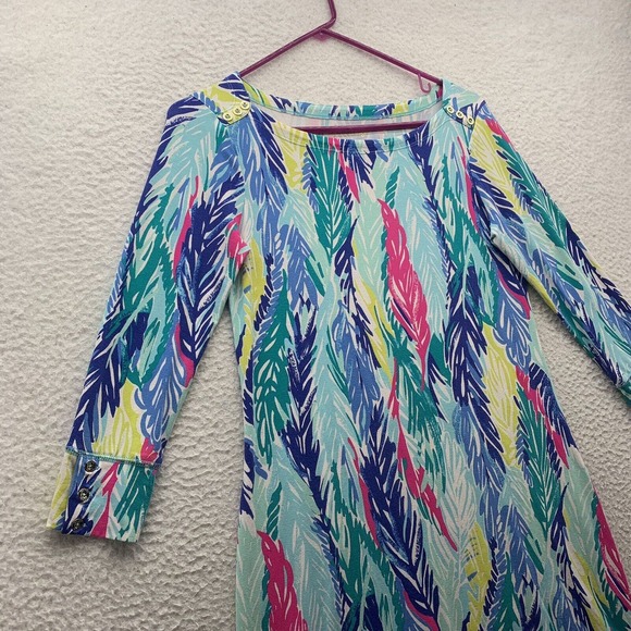 Lilly Pulitzer Sophie Dress Small S Light As A Feather Colorful UPF 50 Southern - Picture 3 of 15